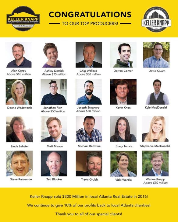 Keller Knapp Top Producers 2017